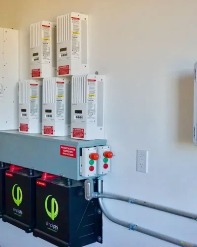 Solar battery storage